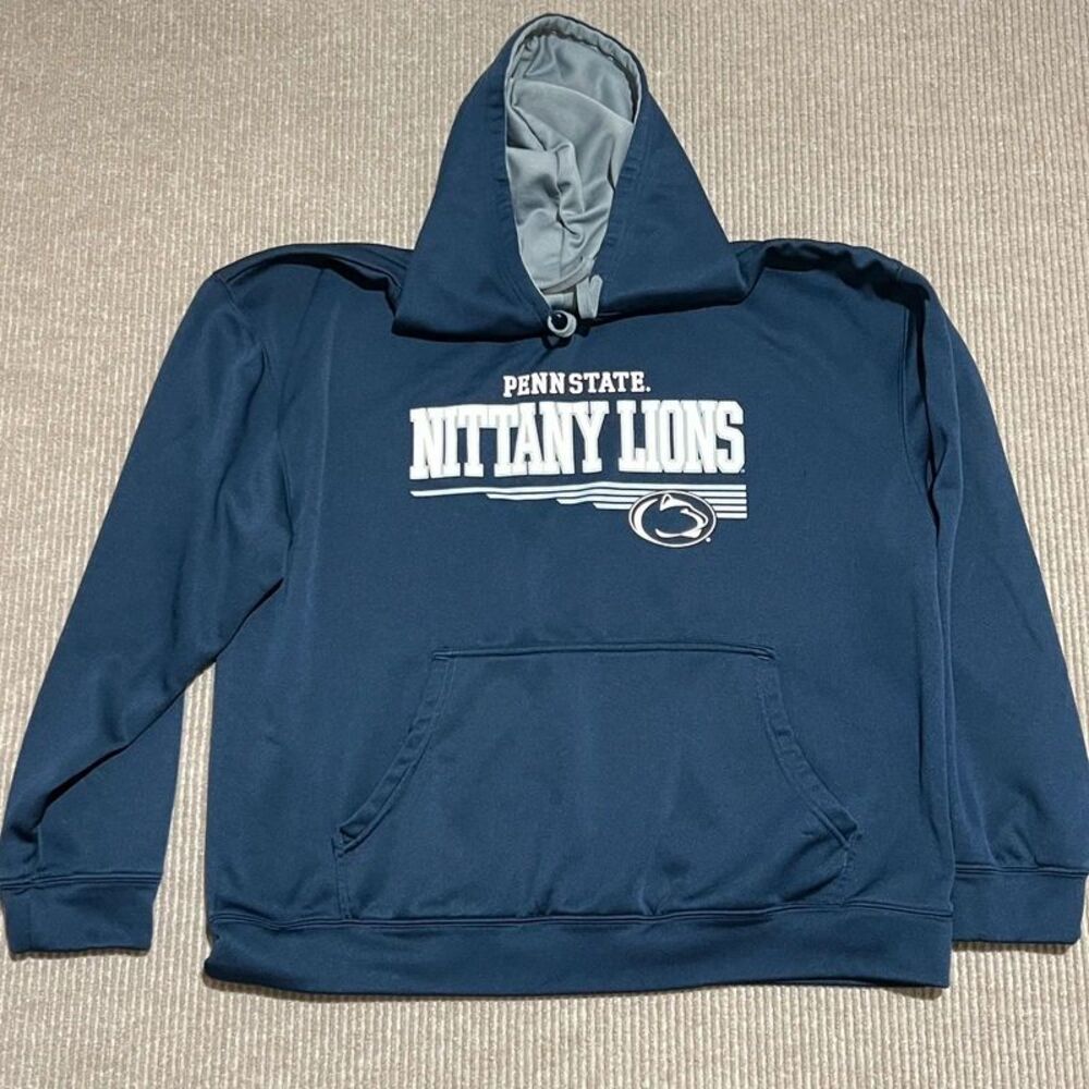Pro Edge Penn State Nittany Lions Hoodie Mens XL Navy Pullover 100% Polyester